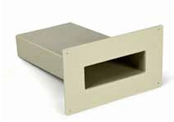 Bauder FPO pravokutni sigurnosni preljev 500x100mm